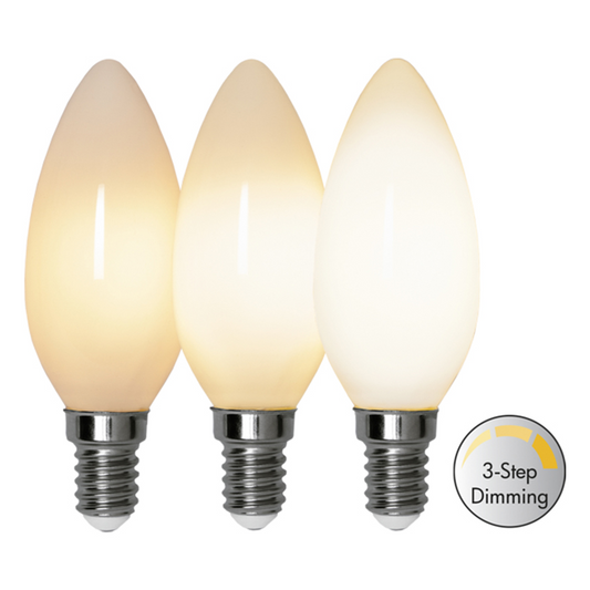 Star LED E14 mignon opal 4W 3-step dim