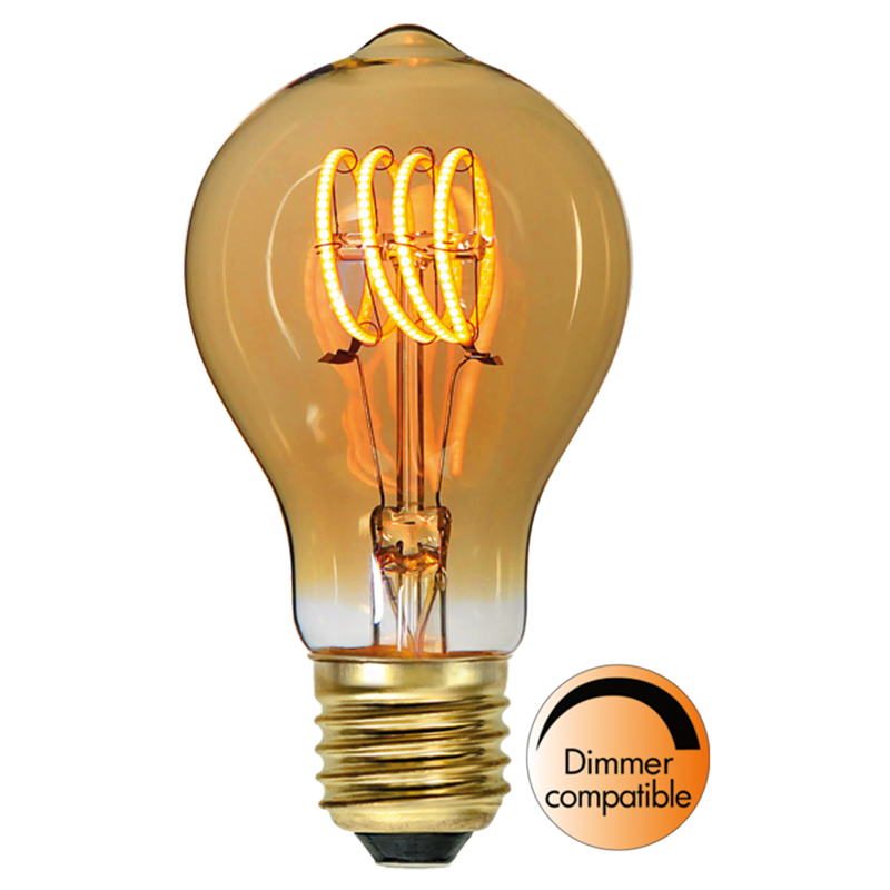 Star LED E27 amber spiral 2.5W dimbar