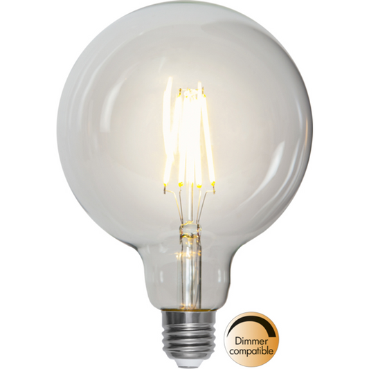 Star LED globe klar Ø125mm 7.5W dimbar