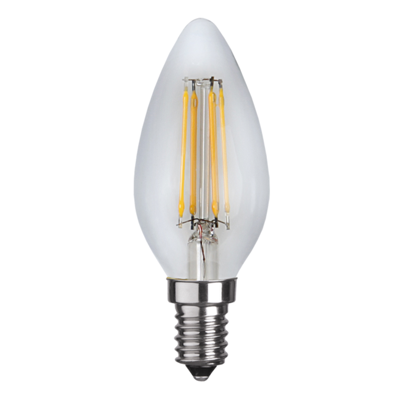 Star LED E14 mignon filament klar 4.2W dimbar
