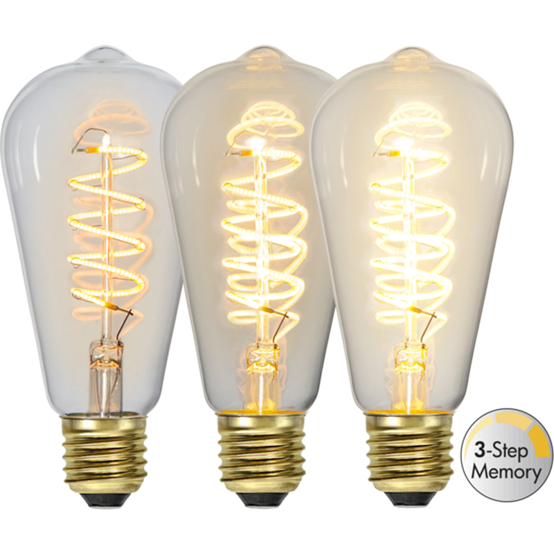 Star LED E27 edison memory 4W 3-step dim