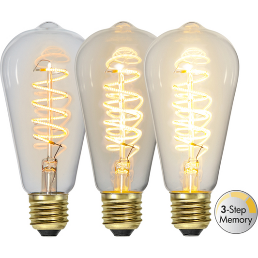 Star LED E27 edison memory 4W 3-step dim