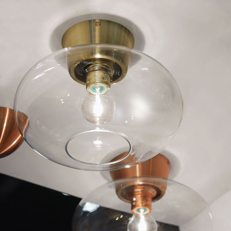 Bullo takplafond messing/klar