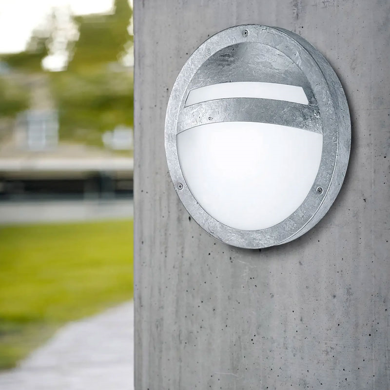 Sevilla LED utelampe vegg/tak stål