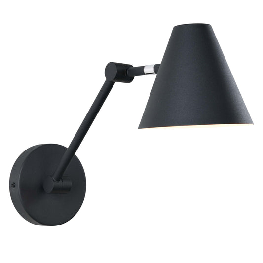 Montana vegglampe sort/sand