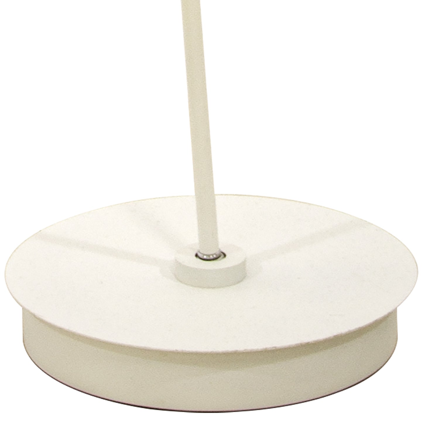 Detaljer av Artic gulvlampe i hvit metall med dimmer og integrert 6W LED lys 3000K 540lm - Aneta belysning