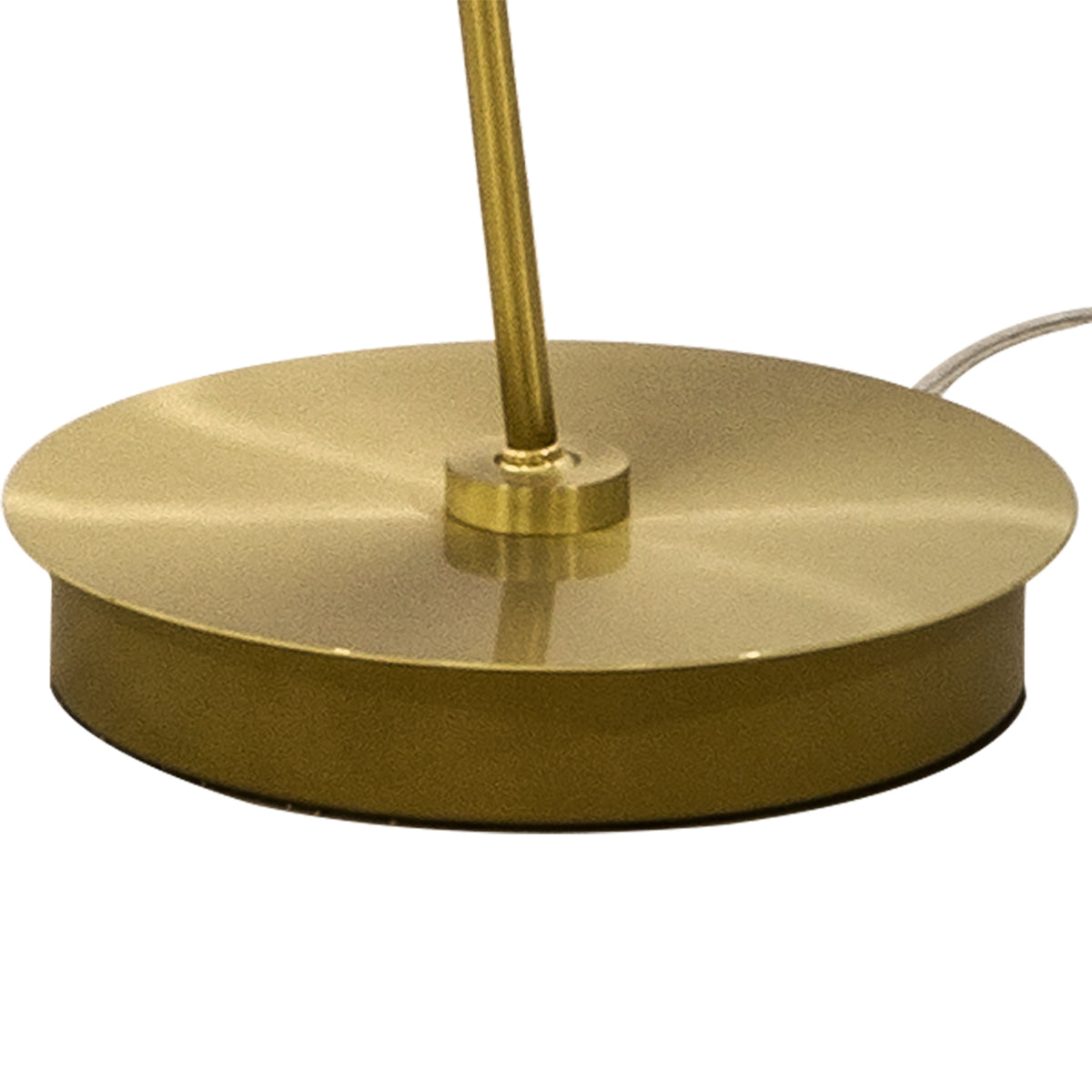 Detaljer av Artic gulvlampe i messing metall med dimmer og integrert 6W LED lys 3000K 540lm - Aneta belysning