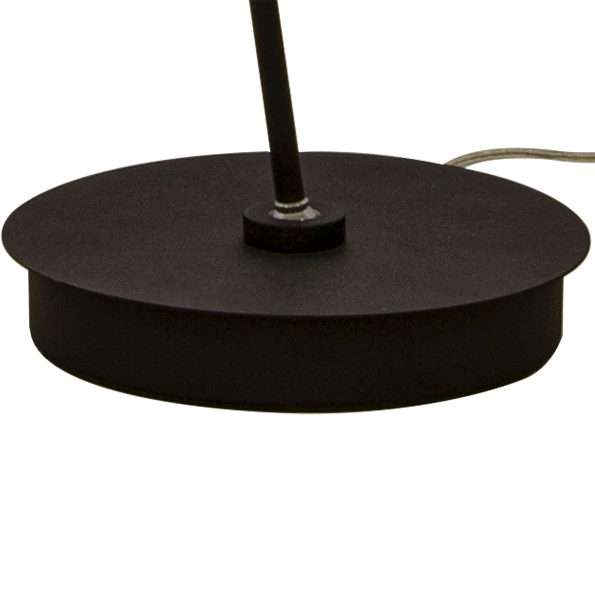 Detaljer av Artic gulvlampe i svart metall med dimmer og integrert 6W LED lys 3000K 540lm - Aneta belysning