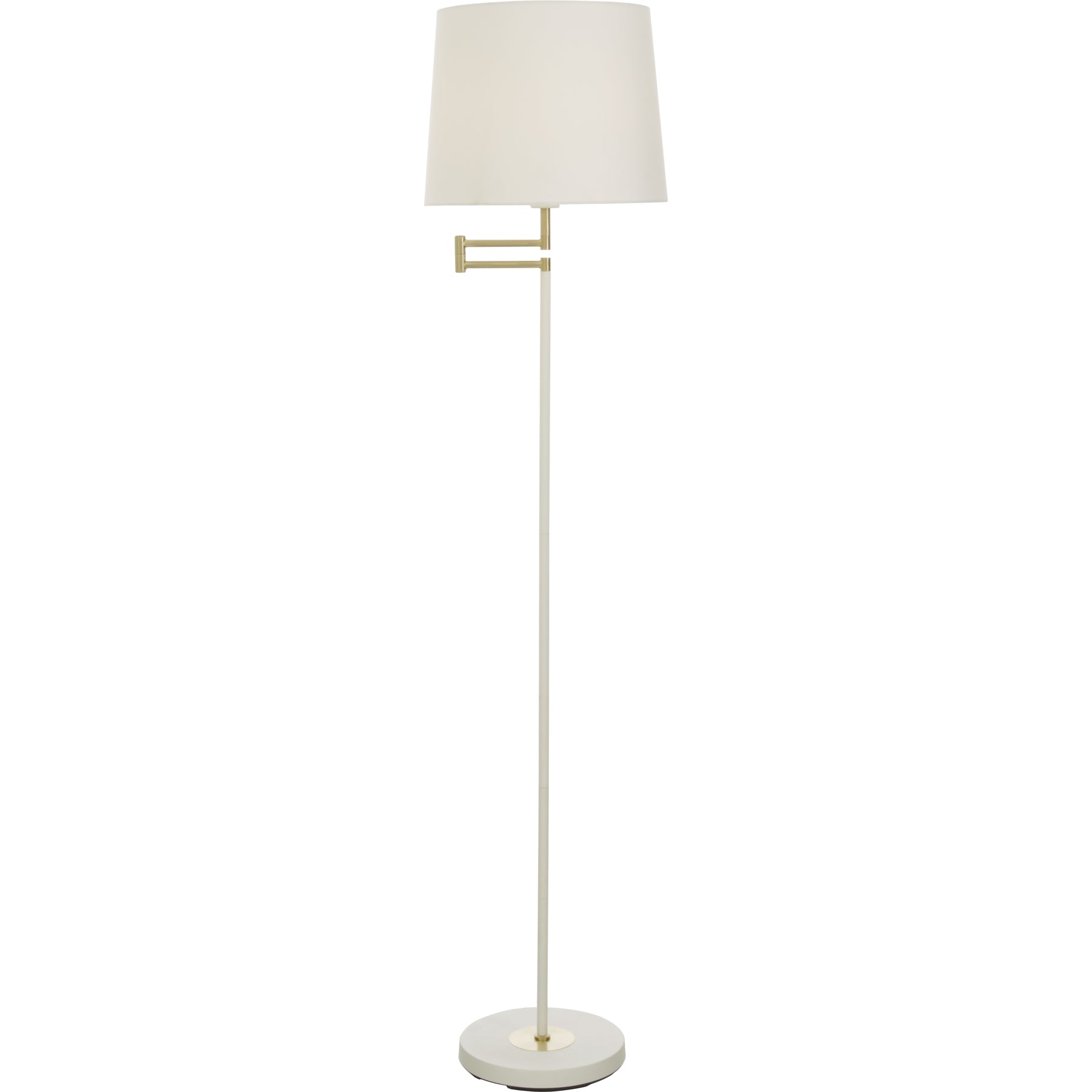 IKEA TYPG1307 Gulvlampe med hvit lampeskjerm