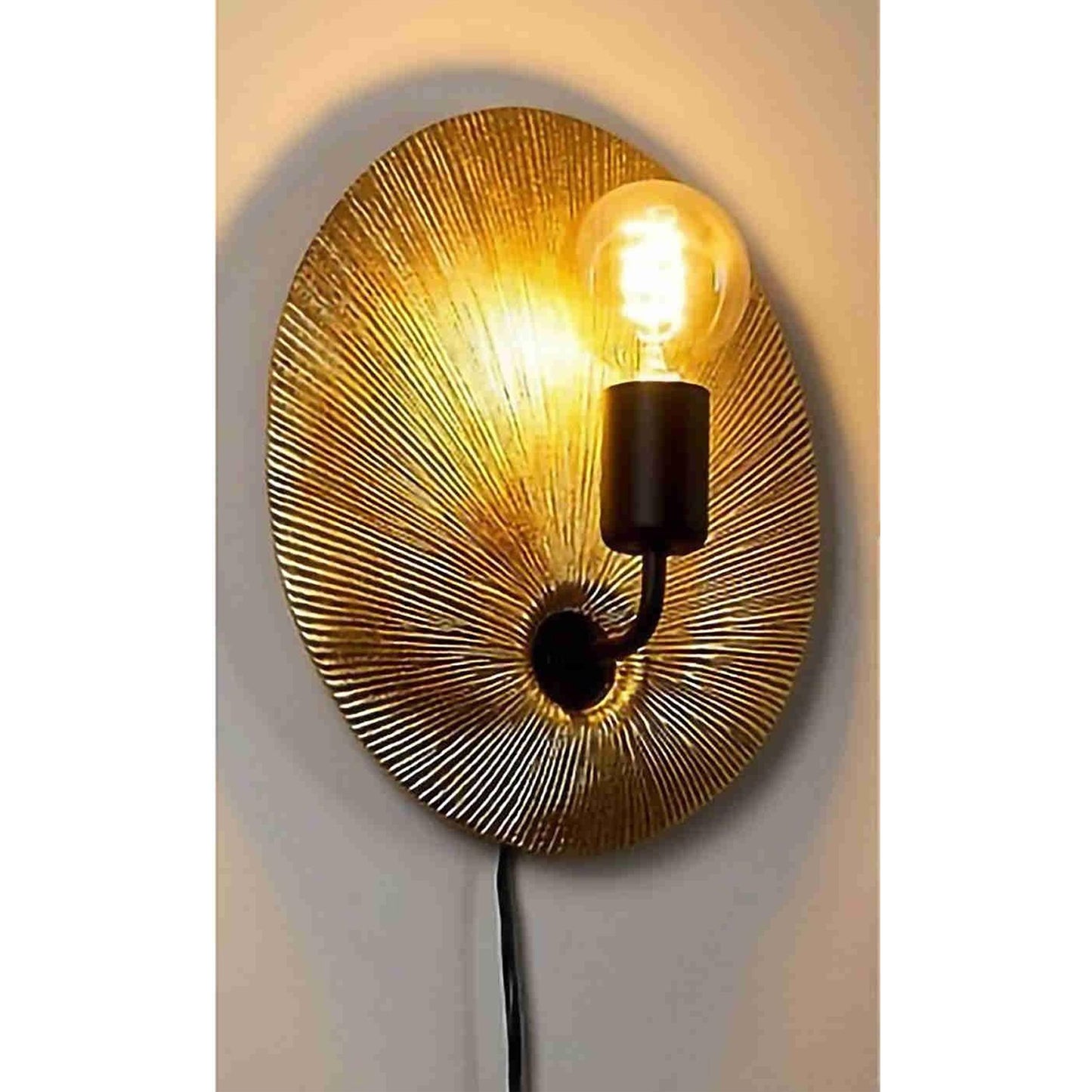 Gascueria vegglampe gull/sort