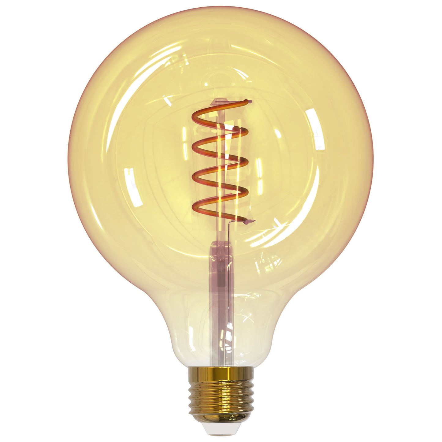 LM LED globe amber Ø125mm 7W dimbar