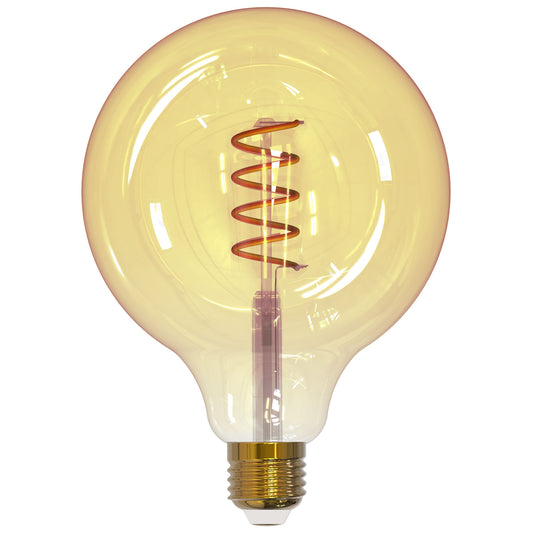 LM LED globe amber Ø125mm 7W dimbar