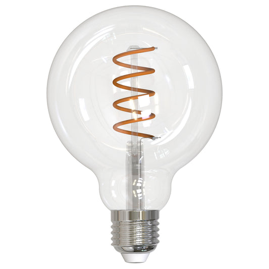 LM LED globe klar Ø95mm 4W dimbar