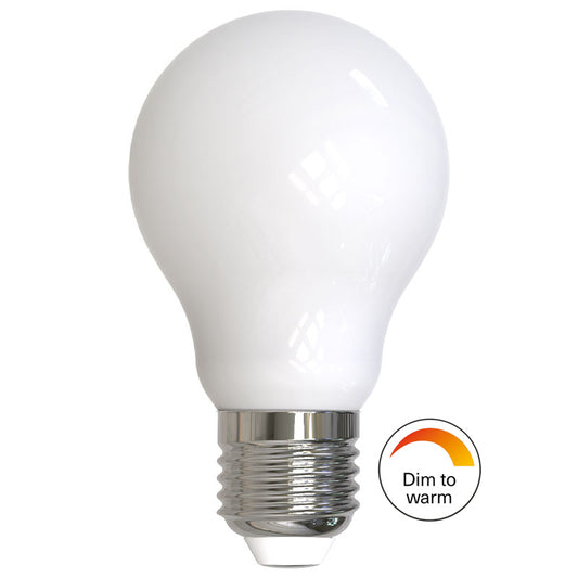 LM LED E27 normal opal 7.5W 3-step dim to warm