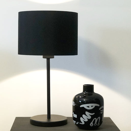 Maserlo bordlampe sort