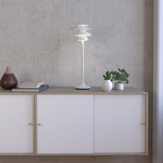 Picasso bordlampe H45cm hvit