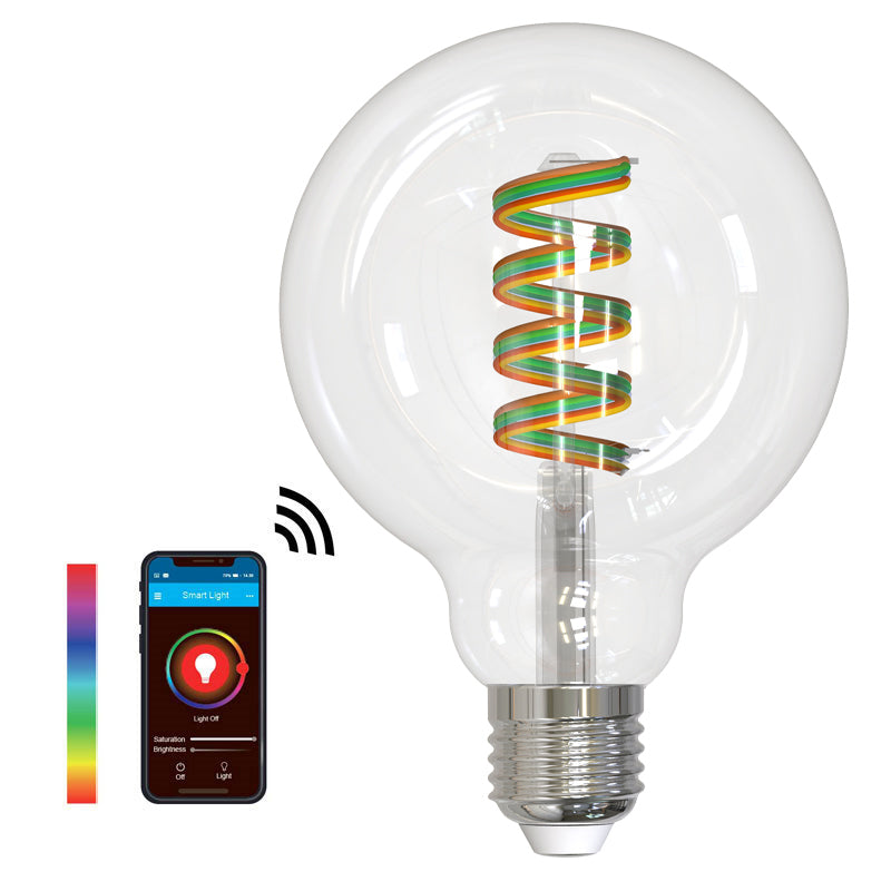 SMART LIGHT WIFI RGB globe klar Ø95mm