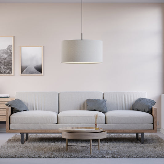 Soft takpendel Ø57cm hvit ull