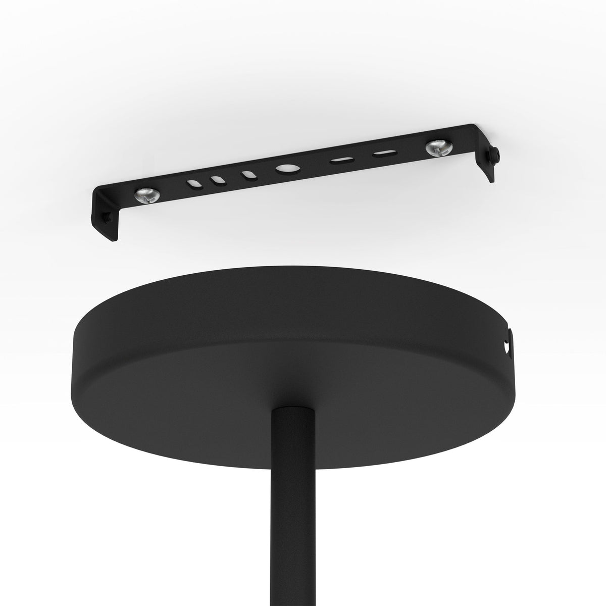 Altamira 4-lys taklampe sort/messing