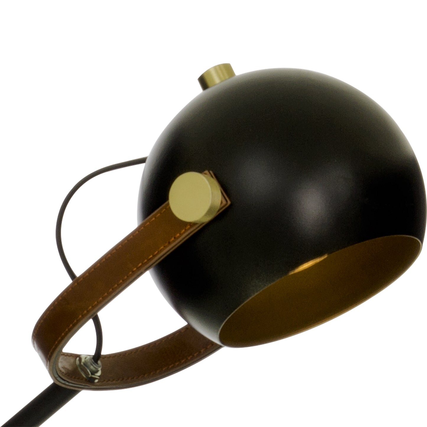 Bow bordlampe lese sort/brun