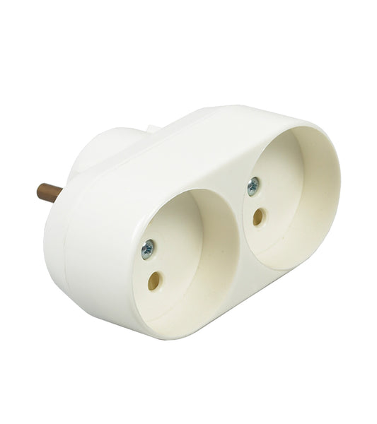 Dobbeltstøpsel u/jord