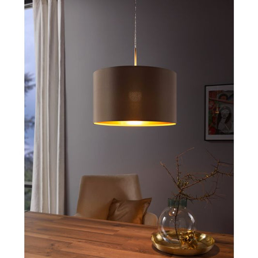 Maserlo takpendel Ø38cm cappucino/gull