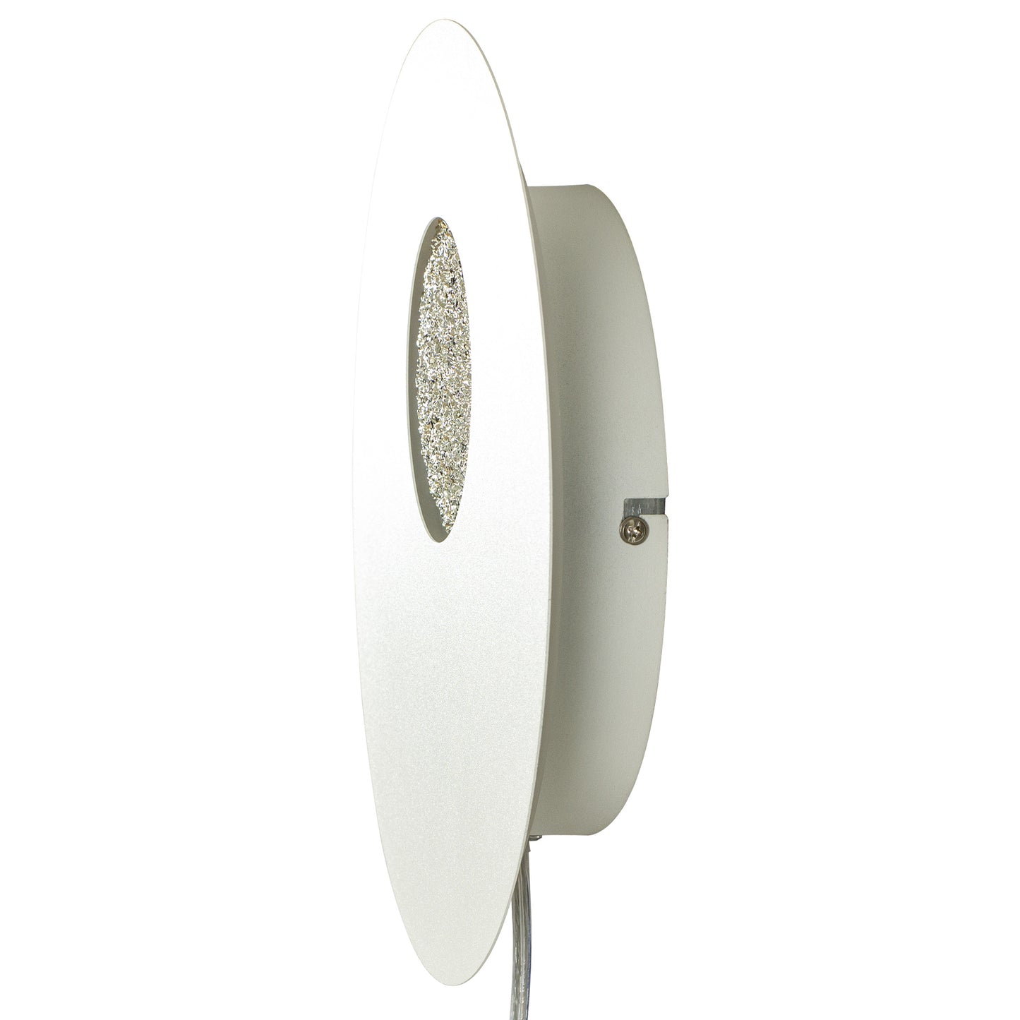Planet LED vegglampe hvit/sølv 3-step dim
