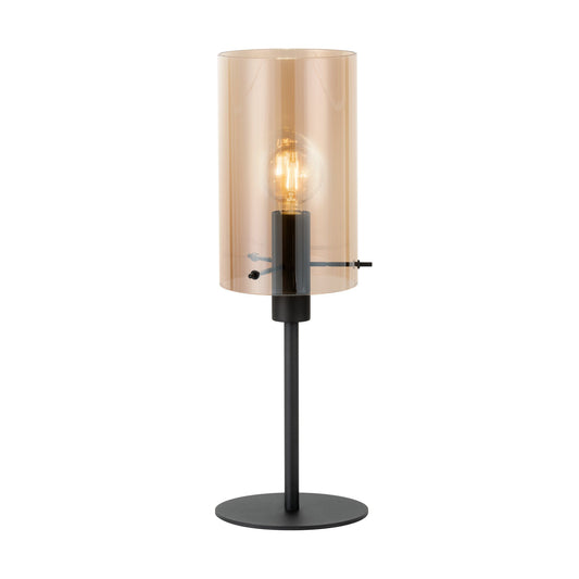 Polverara bordlampe sort/amber