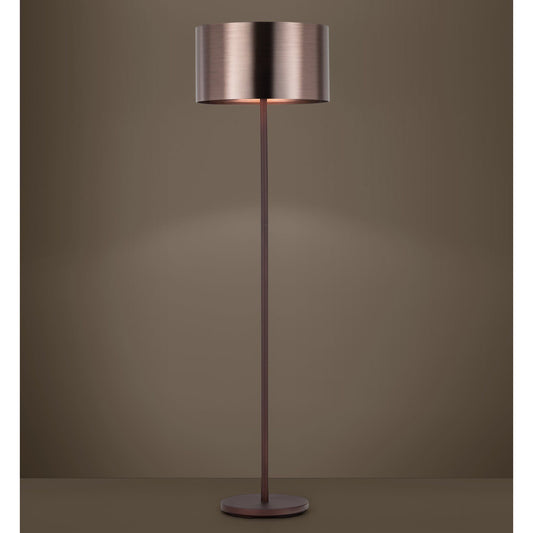 Saganto 1 gulvlampe brun/kobber