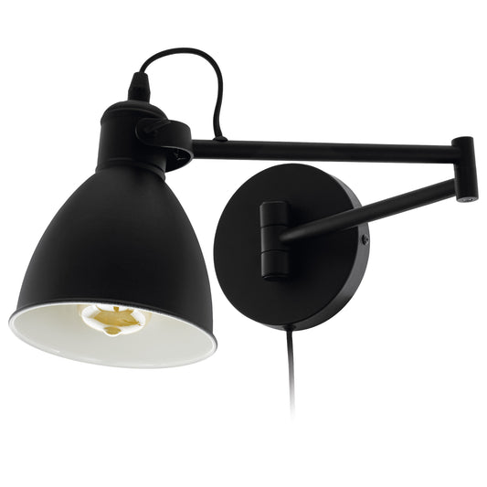 San Peri vegglampe sort