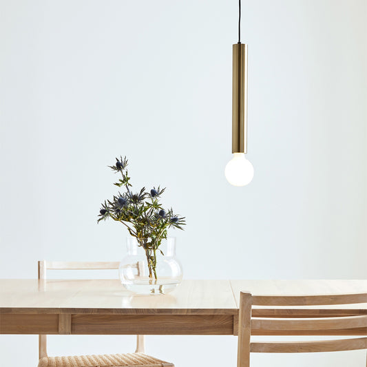 Sencillo vinduspendel messing