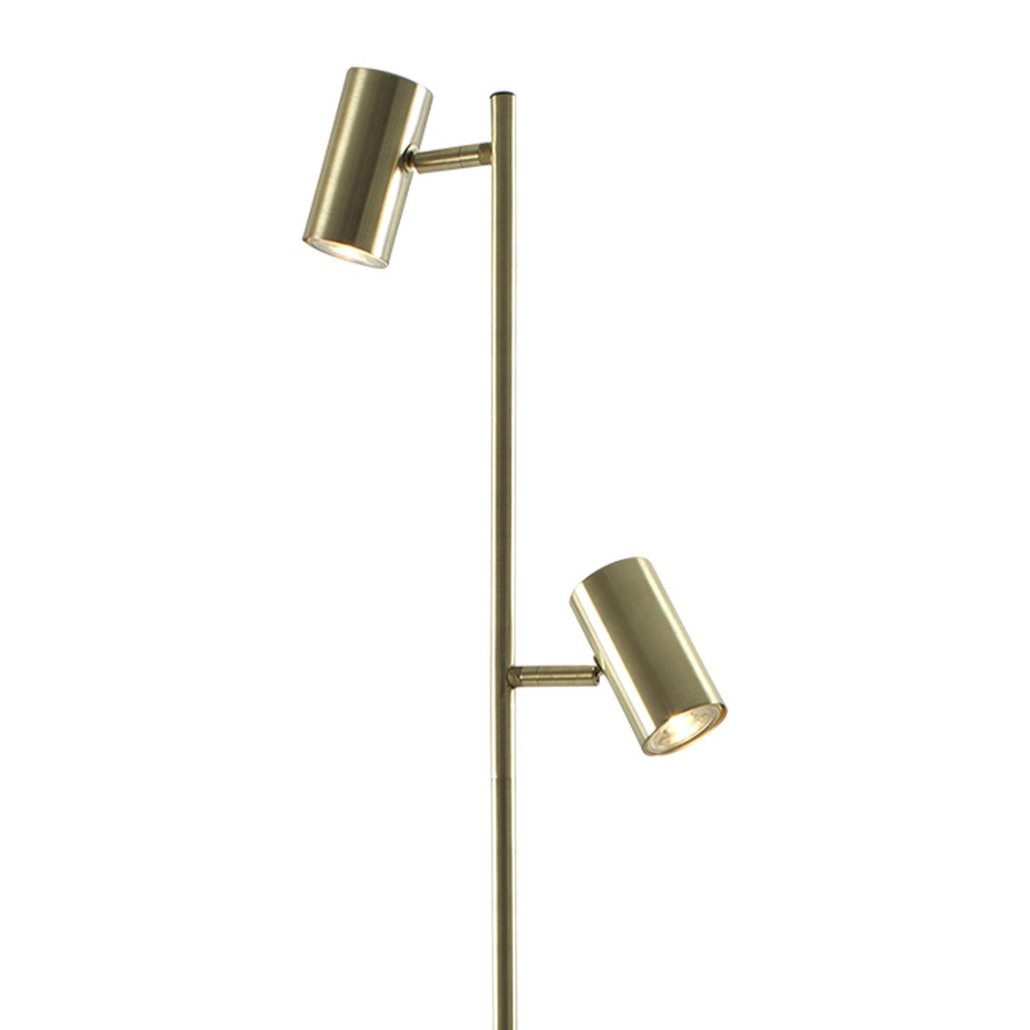 Stockholm 2-lys LED gulvspot messing