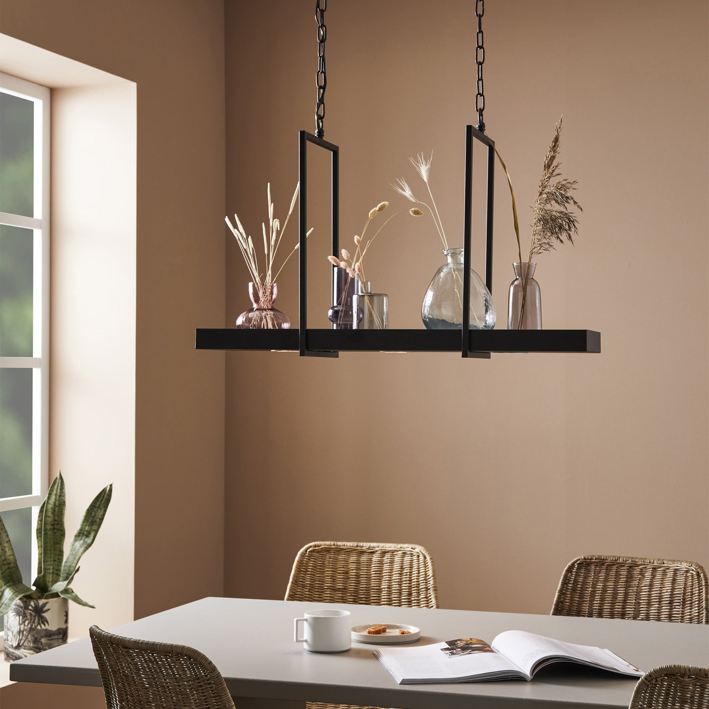 Tray LED takpendel sort
