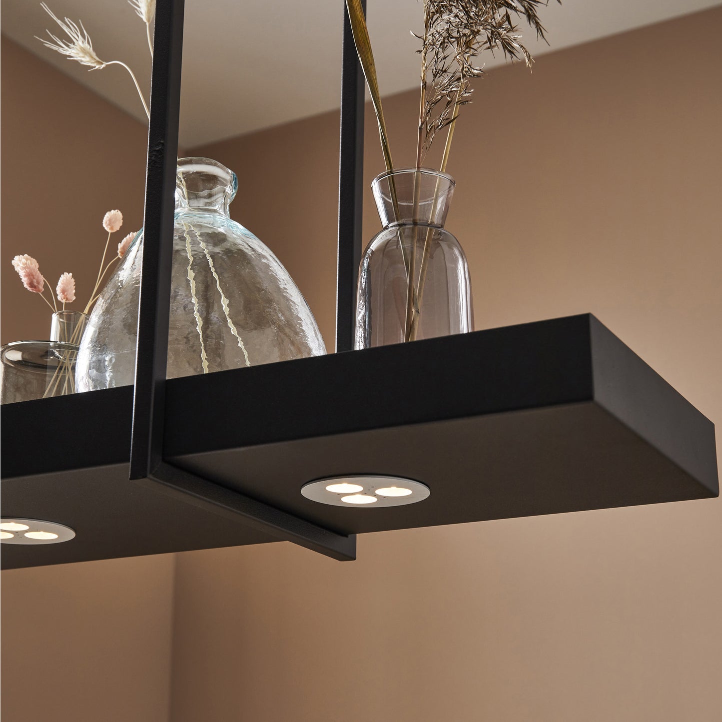 Tray LED takpendel sort