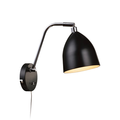 Fredrikshamn vegglampe sort