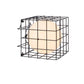 Cage vegglampe 40W E14 sort/hvit