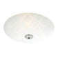 Ruta takplafond Ø43cm hvit/stål