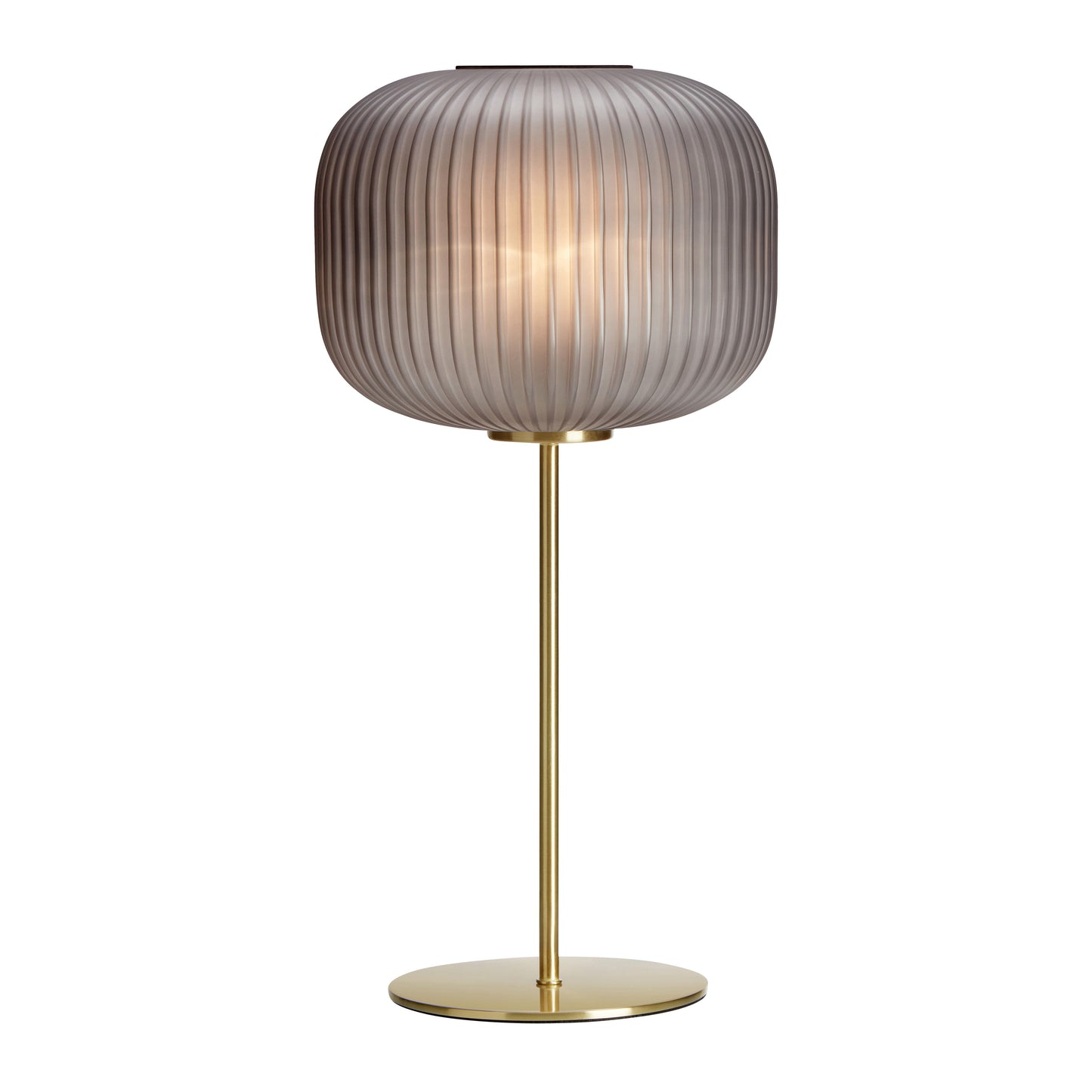 Sober bordlampe E27 smoke/messing