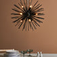 Soleil takpendel Ø56cm 9x20W sort