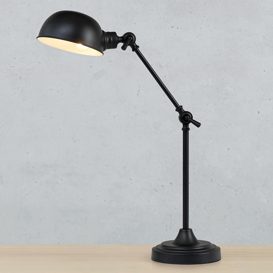 Portland bordlampe 40W E27 sort