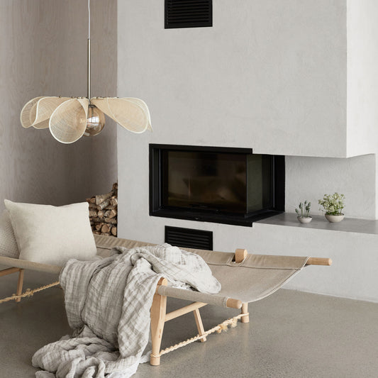 Styrka takpendel Ø63cm beige