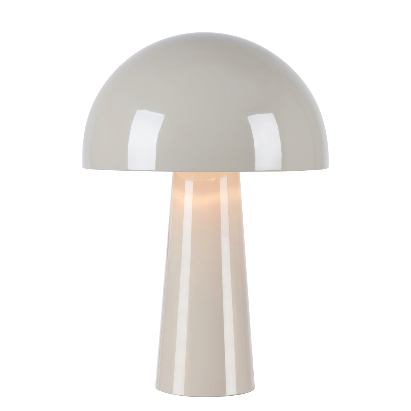 Mantar bordlampe E14 beige