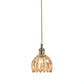 Gota vinduspendel amber/messing