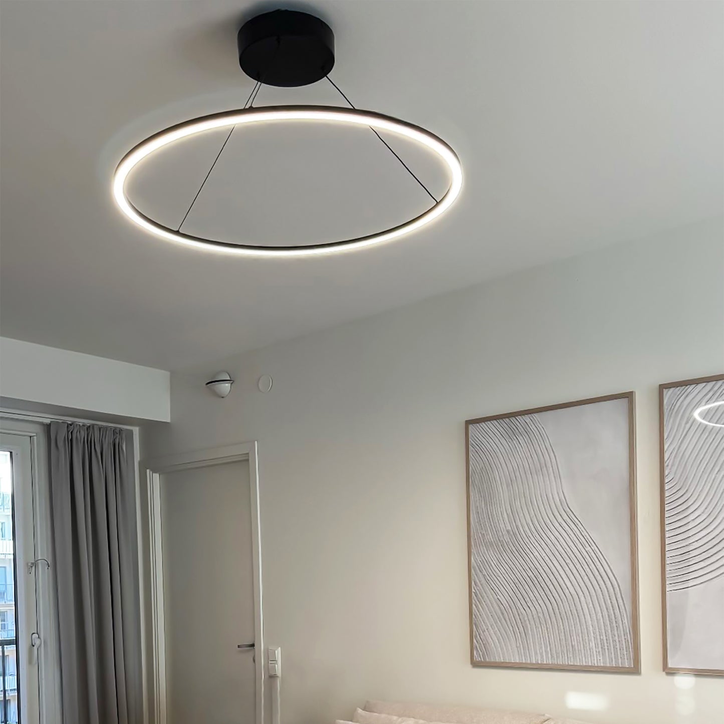 Oda LED taklampe rund Ø76cm
