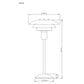 Epsilon bordlampe liten grønn