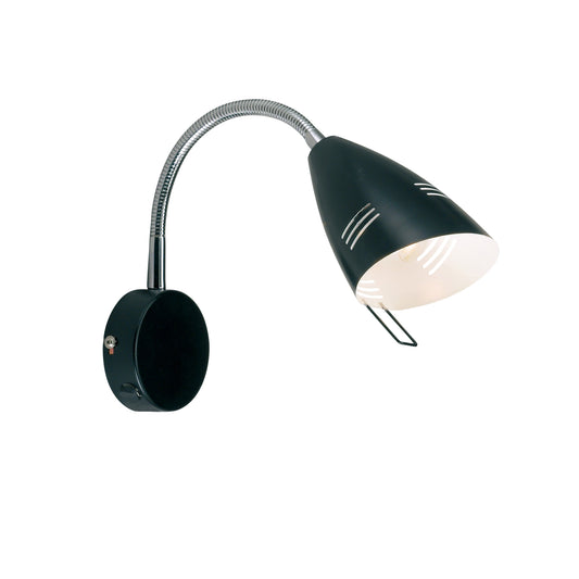 Velje veggspot 40W E14 sort
