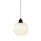 Elin vinduspendel stor sort/opal