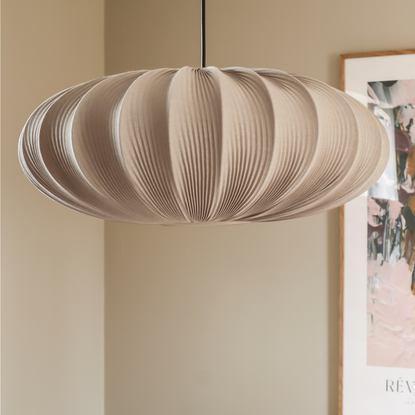 Noor takpendel Ø65cm grå