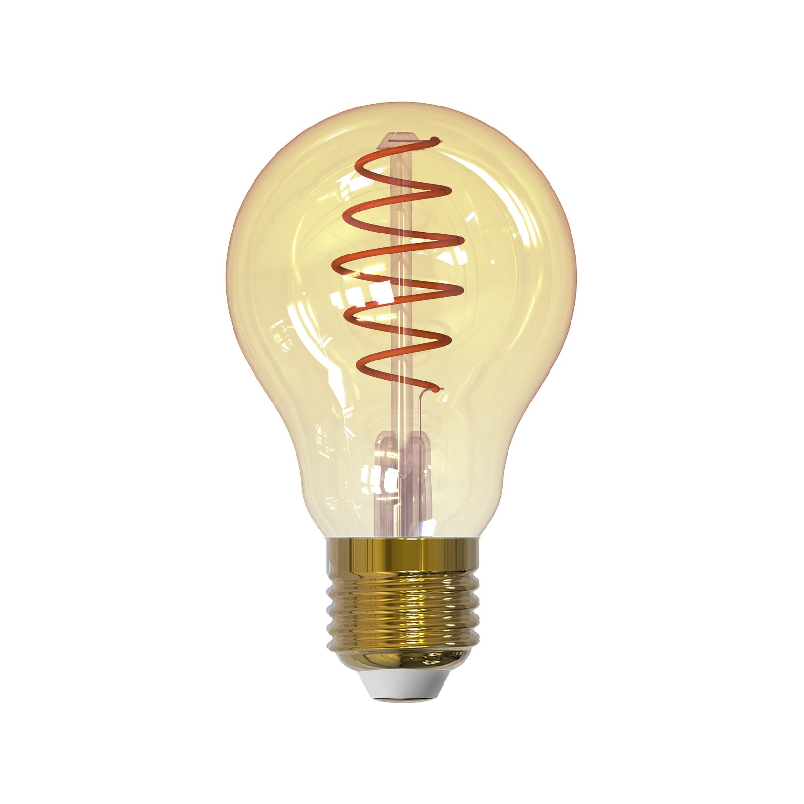 LM LED normal E27 amber 6W dimbar – Lampemagasinet