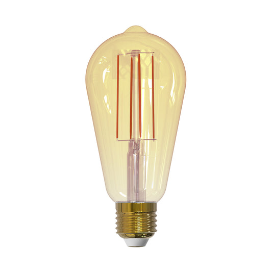 LM LED E27 edison amber 2100K 6W dimbar